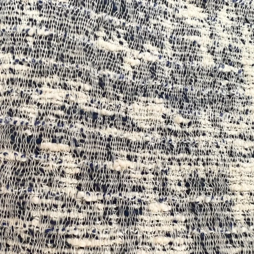 10 Crosby Derek Lam tweed ruffle white blue mini skirt size 6